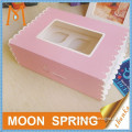 Yuyao moonspring customized paper cupcake box (1 to 24 cups)